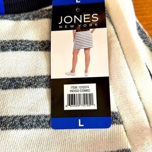 Jones New York French Terry Skort Indigo